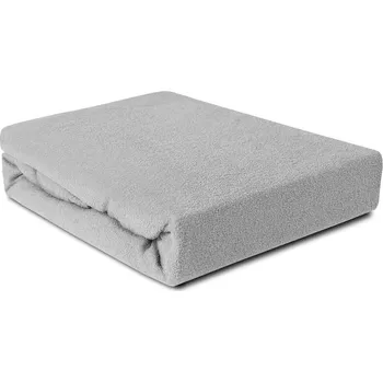 Prostěradlo JR Prostěradlo froté s gumkou 80x200 cm/ světle šedé