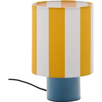 Dětské svítidlo Žlutá pruhovaná stolní lampa Kave Home Ciral