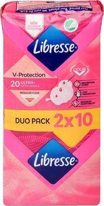 Hygienické vložky, ultra normal, s křidélky, 2x 10 ks, LIBRESSE 5686