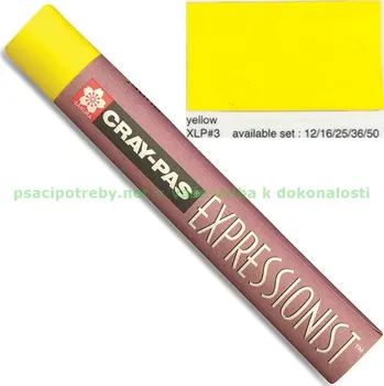 sakura xlp3 Olejový pastel Cray-Pas Expressionist - Žlutý