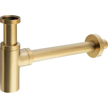 Umyvadlo Sapho Umyvadlový sifon 5/4 odpad O 32 mm kulatý zlato mat SI519