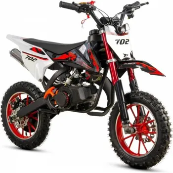 malá motorka Sunway Minicross XTR 702 49cc 2t E-start Černo-červená