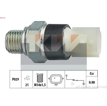 Olejový tlakový spínač KW 500 179