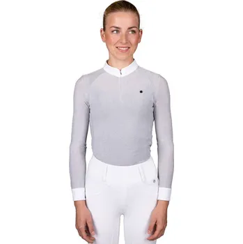 Dámské tričko QHP Triko závodní Juliet QHP, dámské, bílé 40