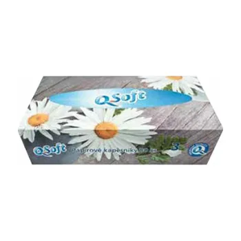 Elektroinstalační krabice Q Soft kapesník (80ks/krabice) Kopretina