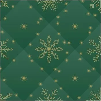 Papírový ubrousek Ubrousek 40 x 40 cm BioDunisoft RHOMBUS GREEN (60&nbsp;ks)