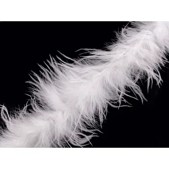 Karnevalový doplněk Boa - pštrosí peří 22 g délka 1,8 m