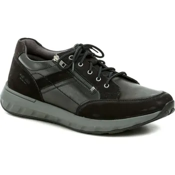 Pánské polobotky Josef Seibel 33606 černé pánské nadměrné polobotky EU 50 + DÁREK + Doprava ZDARMA