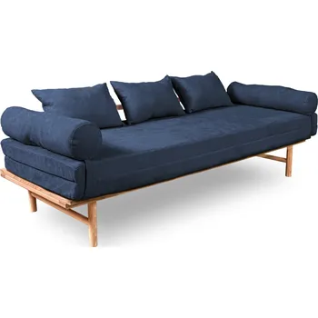 Pohovka Rozkládací pohovka LE MAR 01 201 cm z masivu/modrá