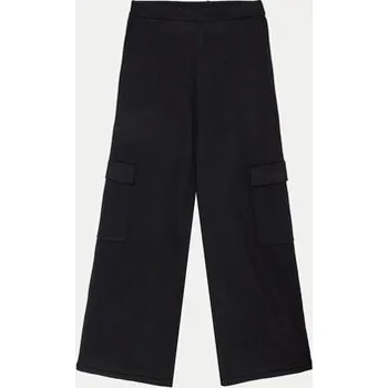 Dámské oblečení Guess Kalhoty z materiálu J4BB08 Z2V42 Černá Relaxed Fit 16Y