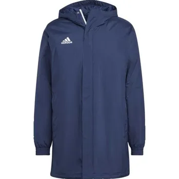 Pánská fotbalová bunda adidas ENTRADA 22 STADIUM JACKET 3XL Tmavě modrá, Bílá