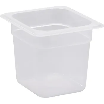 Dóza na potraviny Nádoba z průhledného polypropylenu GN 1/6, Cambro, GN 1/6, 2,2L, Průhledná, 162x176x(H)150mm