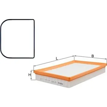Vzduchový filtr Vzduchový filtr KNECHT LX 977D