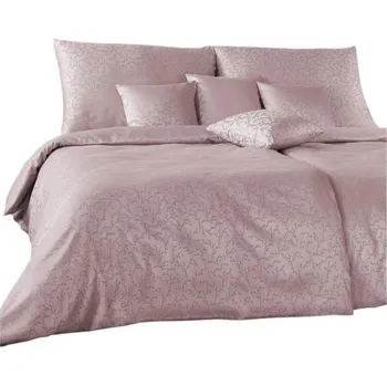 Povlečení Damaškové povlečení Tencel větvičky starorůžová 200x220 70x90 Doprava ZDARMA.