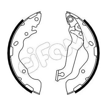 Auto-moto Sada brzdových čelistí CIFAM 153-504