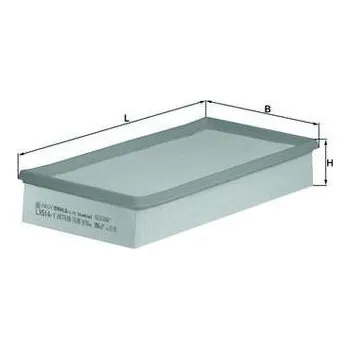 Vzduchový filtr Vzduchový filtr KNECHT LX 514/1