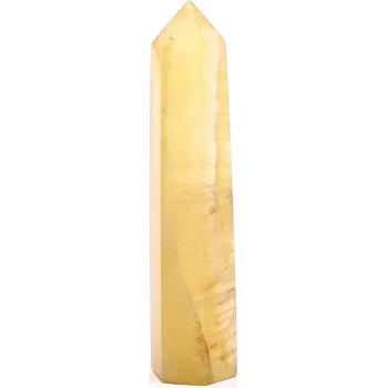 Drahý kámen Magieprirody.cz Obelisk Fluorit žlutý špice 79 g - 9,4 cm #C467