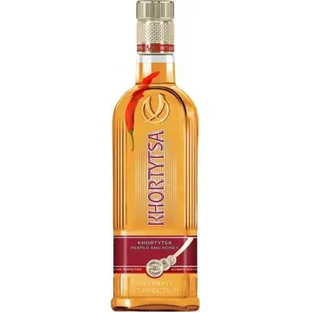 Vodka Khortytsa Pepper and Honey 40% 0,7l (holá láhev)