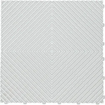 Venkovní dlažba RACES Modulární podlaha (40x40cm) - Bílá