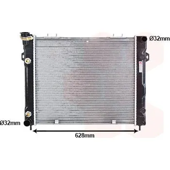 Motor automobilu Chladič, chlazení motoru VAN WEZEL 21002008