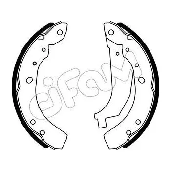 Auto-moto Sada brzdových čelistí CIFAM 153-482