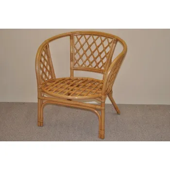 Axin Trading s.r.o. Ratanové křeslo Bahama medové - konstrukce bez polstru