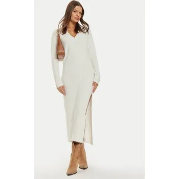 Dámské šaty Liu Jo Úpletové šaty WF4532 MA57P Écru Regular Fit XS