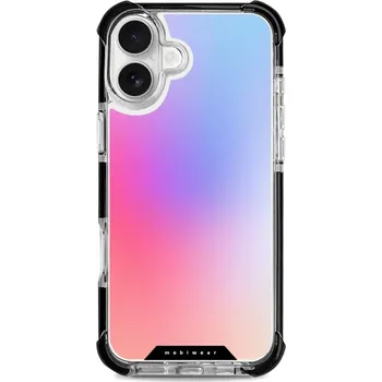 Pouzdro na mobilní telefon Odolný obal Mobiwear MagSafe Elite Bumper - Apple iPhone 16 Plus - D032D Nachový odstín (Odolný kryt, pouzdro, obal Mobiwear Elite Bumper na mobil Apple iPhone 16 Plus - D032D Nachový odstín, materiál Plast + TPU silikon + kov - zesílená ochrana telefonu,