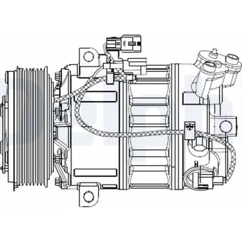 Kompresor klimatizace Kompresor, klimatizace DELPHI CS20477