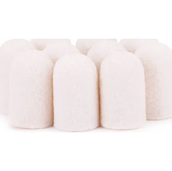 Bruska na nehty Brusné kloboučky ABS Podo bílé 7mm / 150, 10ks