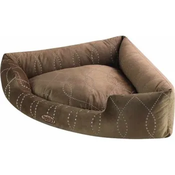 Pelíšek pro psa Nobby Rohový pelíšek CENO 60 x 60 x 17 cm hnědá