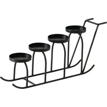 Svícen Boltze Home Kovový svícen ve tvaru saní SLIDO