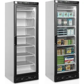 TEFCOLD Mrazicí Skříň Prosklená UFSC 371 G + AKCE | 300 l, v. 184 cm, 6 polic, Servis ČR