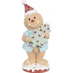 Vánoční perníček se stromečkem Gingerbread Man Pastello - 11*8*25 cm