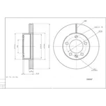 Brzdový kotouč HART 250 597
