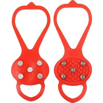 Cyklistické návleky Merco Winter Steps protiskluzové návleky červená rozměr: M