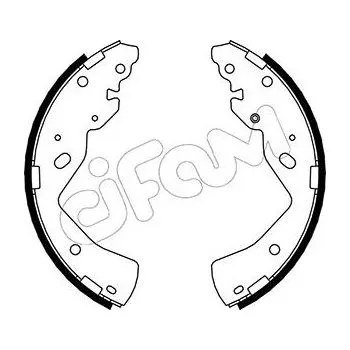 Auto-moto Sada brzdových čelistí CIFAM 153-144