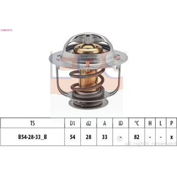 Chladič motoru Termostat, chladivo EPS 1.880.657S