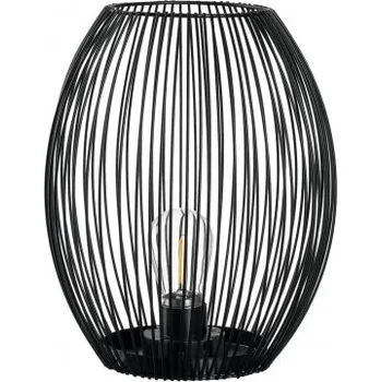 Lampička Leonardo Casolare LED lucerna černá 24 cm