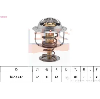 Chladič motoru Termostat, chladivo EPS 1.880.205S