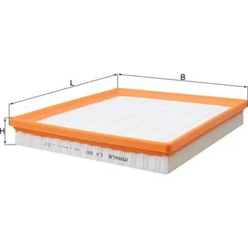 Vzduchový filtr Vzduchový filtr KNECHT LX 981