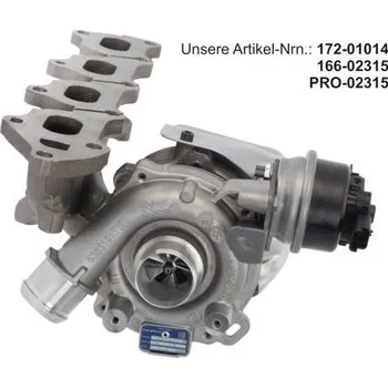 Turbodmychadlo Dmychadlo, plnění SCHLÜTTER TURBOLADER PRO-02315