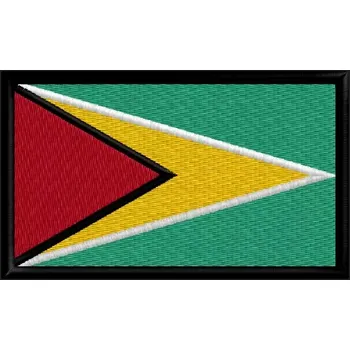 Nášivka Pelisport Guyanská vlajka 6 x 3,5 cm