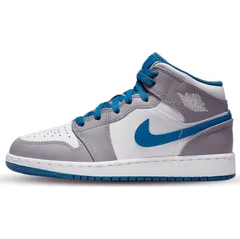 Dámská obuv Air Jordan 1 Mid True Blue Cement (GS) Velikost: 36