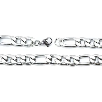 Řetízek Ocelový řetízek figaro Marvin 10mm - 55 cm