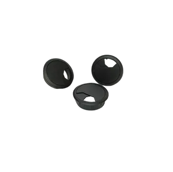 Nábytkové kování Kabelová průchodka 60mm, zaklapávací-černá 21 (G01)