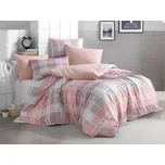 Povlečení Mark růžové bavlna 220x200, 70x90 cm (Francouzské bavlněné povlečení)
