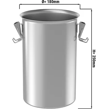 Pec na pizzu G.Gastro Nerezová nádoba pro SRK5