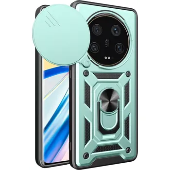 Pouzdro na mobilní telefon Kryt Xiaomi 13 Ultra Techsuit CamShield Pro green
