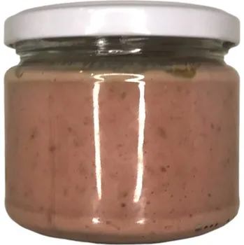 Konzervované maso Hadač a Zapletal Rosice u Brna Játrová paštika ve skle